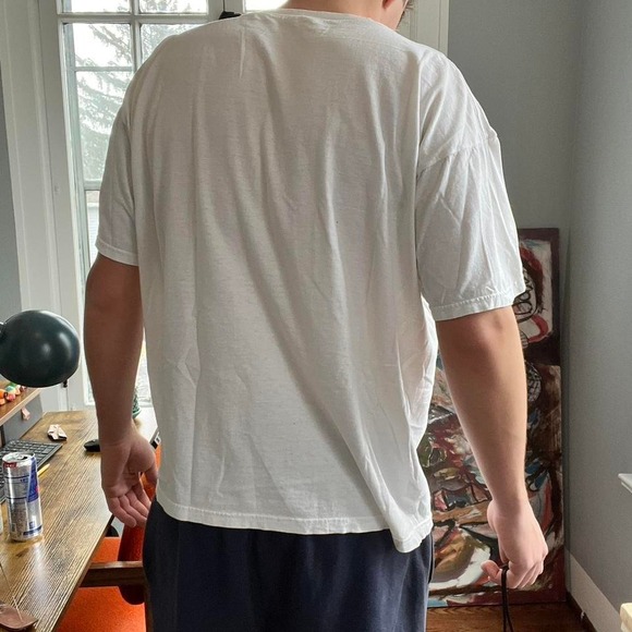 Vintage Christian "Is yours worth catching" Tee Large White - Picture 2 of 8